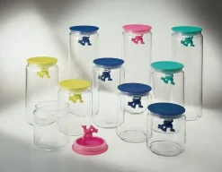 - Gianni opbevaringsglas - Sort - 90cl*Alessi Clearance