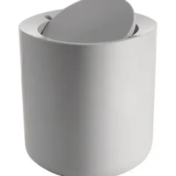 - Papirkurv - Birillo - Hvid - Med vippelåg - H21 cm*Alessi New