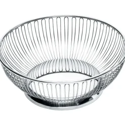 - rund basket i poleret stål - Frugtskål Ø15 cm^Alessi Discount