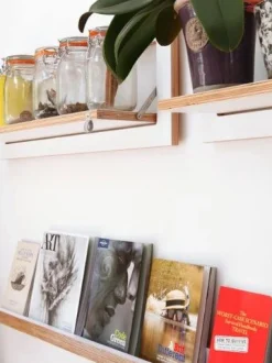 - Fläpps Hylde - 80 x 27 cm - Sort birk^Ambivalenz Online