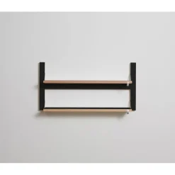 - Fläpps Hylde - 80 x 40 cm - Sort birk^Ambivalenz Best