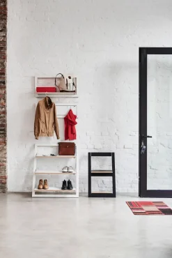 - Fläpps Hylde - 80 x 40 cm - Hvid birk*Ambivalenz Discount