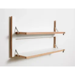 - Fläpps Hylde - 80 x 40 cm - Hvid birk*Ambivalenz Best