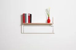 - Fläpps Hylde - 80 x 40 cm - Hvid birk*Ambivalenz Best