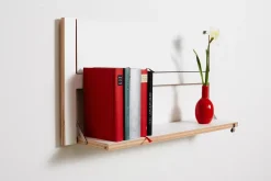 - Fläpps Hylde - 80 x 40 cm - Hvid birk*Ambivalenz Best