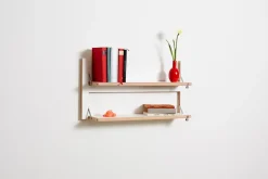 - Fläpps Hylde - 80 x 40 cm - Hvid birk*Ambivalenz Best