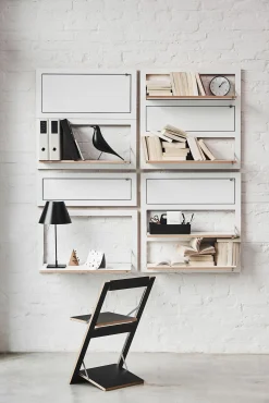 - Fläpps Hylde - 80 x 80 cm - Hvid birk*Ambivalenz Online