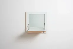 - Fläpps Vanity Spejl - 40 x 40 cm - Hvid*Ambivalenz Hot