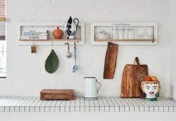 Fläpps - Foldbar Hylde - 80 x 27 cm - Hvid birk*Ambivalenz Discount