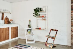 Fläpps - Foldbart skrivebord - Væghængt - Hvid - 60x60 cm^Ambivalenz Discount