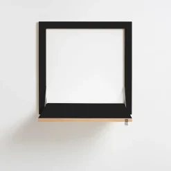 Fläpps - Væghængt skrivebord - foldbart, Sort 60x60 cm*Ambivalenz Discount