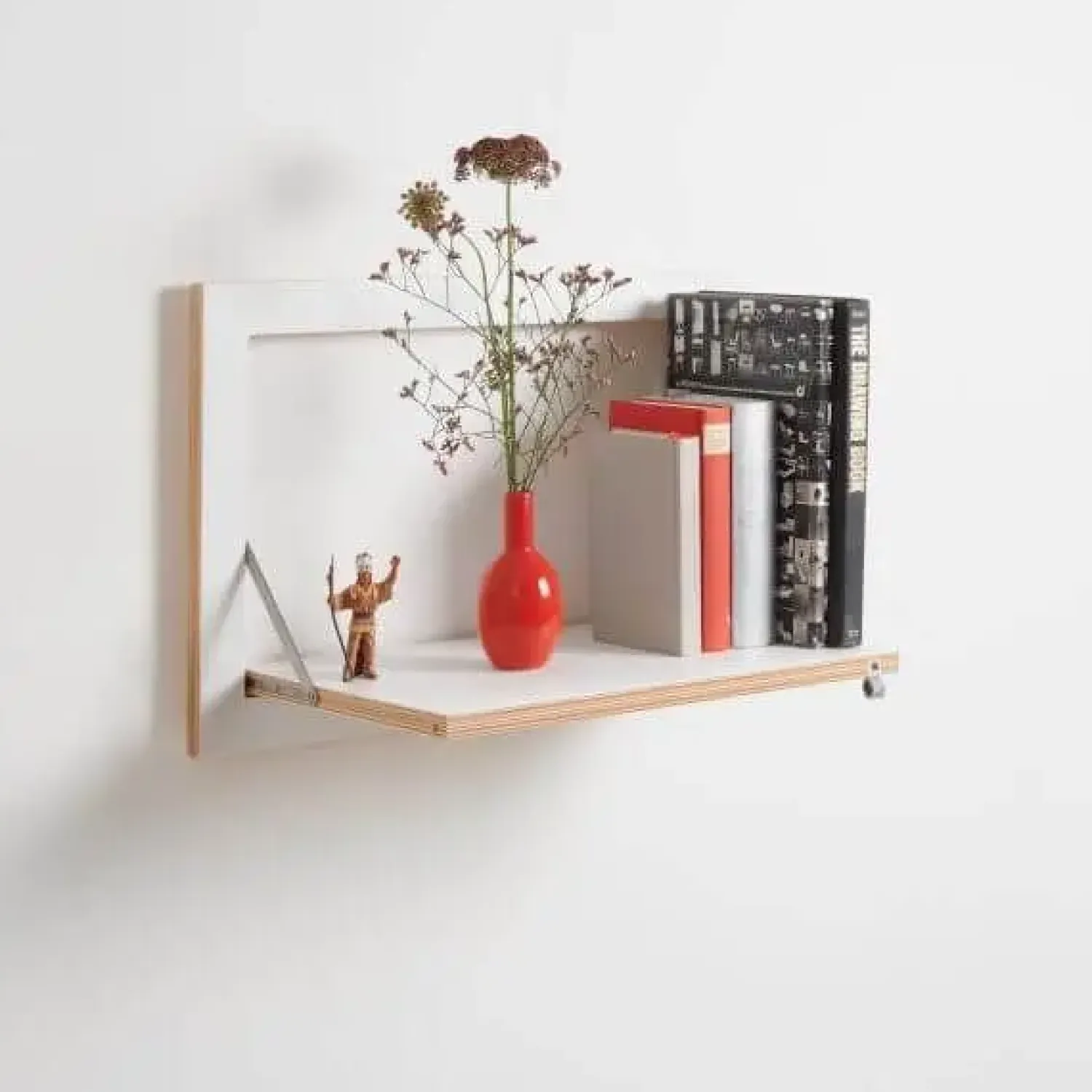 Fläpps Hylde - Foldbar - 60 x 40 cm - Hvid birk*Ambivalenz Outlet