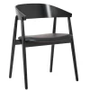 - AC2 Armstol - Bøg - Sort m. sort polstring^Andersen Furniture Online