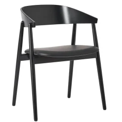 - AC2 Armstol - Bøg - Sort m. sort polstring^Andersen Furniture Online