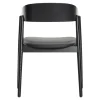- AC2 Armstol - Sort Læder, sorte ben^Andersen Furniture Online