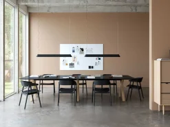 - AC2 Armstol - Bøg - Sort m. brun polstring*Andersen Furniture