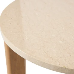 - Evoke Coffee Table - Eg/Marmor - Ø55 cm^Andersen Furniture