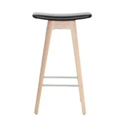 Andersen Furniture - HC1 barstol - Eg med sort lædersæde^ Outlet