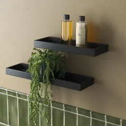 - hylde - Sort - 44x12 cm^Andersen Furniture Discount