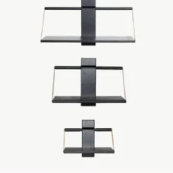 - Shelf Wood Wall - Sort - 45x20xH32 cm*Andersen Furniture Online