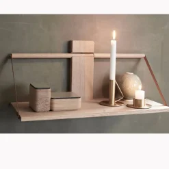 - Shelf Wood Wall - Oak - 45x20xH32 cm^Andersen Furniture