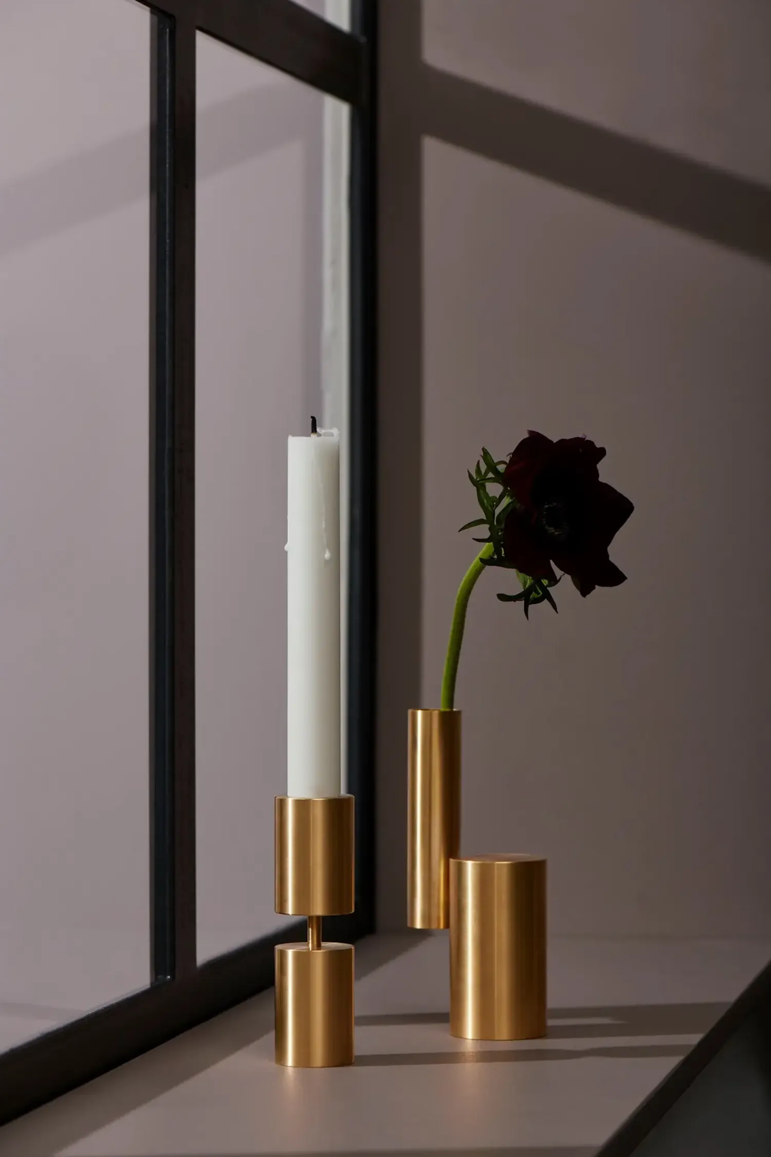 - Lysestage - Messing^Applicata