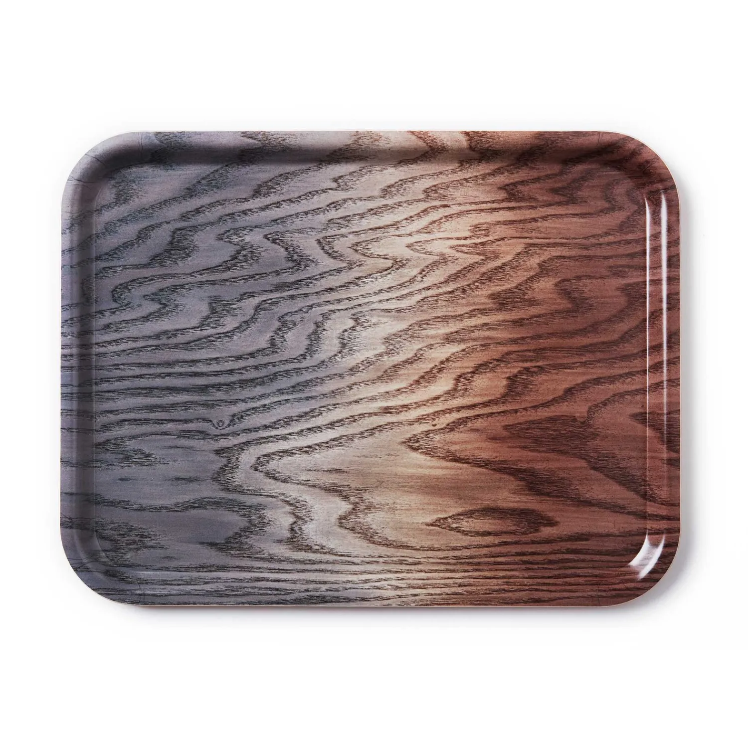 - Tribute to Wood Tray - Bakke i str. L - Brun*Applicata Hot