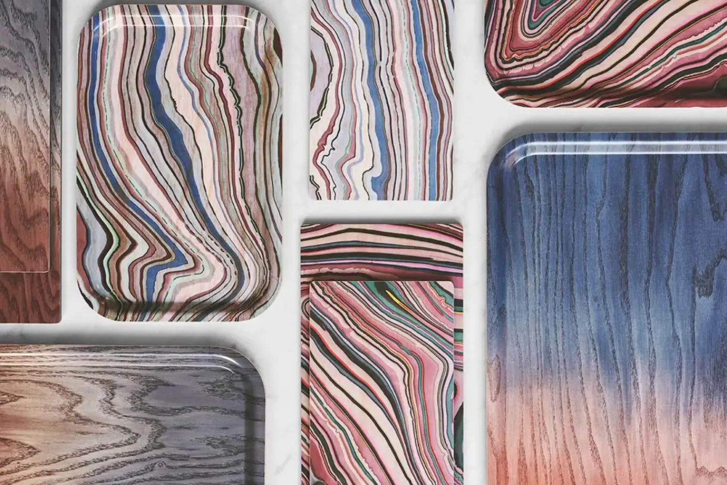 - Tribute to Wood Tray - Bakke i str. L - Brun*Applicata Hot