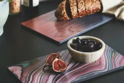 Tapasbakke - Tribute to Wood Tapas - Fad i Str. L - Blå - 40 x 17 cm^Applicata