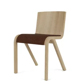 Copenhagen - Ready, Dining Chair, Eg, polstret Bordeaux, Bouclé^Audo Best