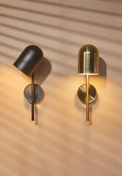 - LUCEO væglampe (Ø12 x D20,5 x H45 cm) - Sort/Klar^AYTM Hot