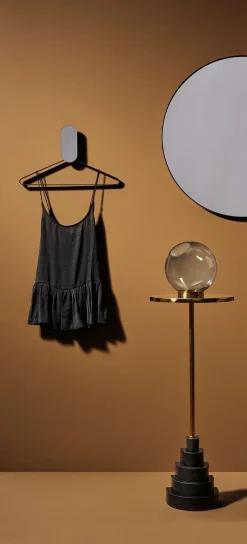 - "Ovali Hook" Knage med spejl (H: 16 cm) - Rose*AYTM Hot