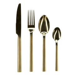 - Bestik S/16 champagne guld spejl finish gaveæske*Bahne Discount