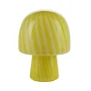 - Funghi bordlampe med striber - Gul*Bahne Sale
