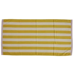 - Håndklædestribe 70x140 Gul, råhvid, blush*Bahne Outlet