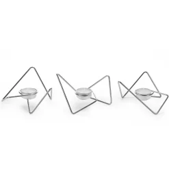 Black+Blum - Triangular "Loop" - Chrome - sæt med 3 stk^ Outlet