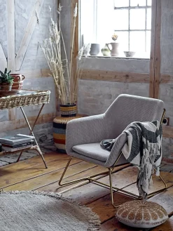 Blommingville - kurv i multifarvet flet - Højde 55 cm^Bloomingville Clearance