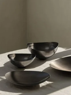 - Bowl, S - ONDEA - Burned Metal, metallic finish^Blomus