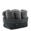 - Crochet Robe Basket - Anthracite - TELA*Blomus