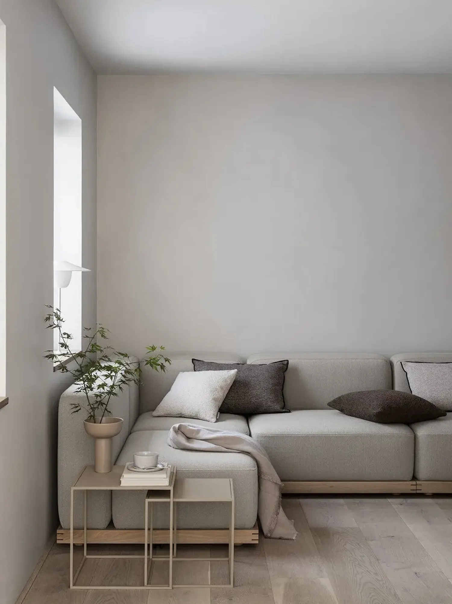 - Cushion Cover - 40 x 40 cm - Lilly White - BOUCLE^Blomus Clearance