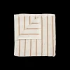 - Handtowel -ARTO- colour Moonbeam/Amber Brown thin stripes*Blomus Outlet