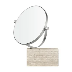 - Makeup spejl - Lamura marmor vægmonteret - Mourning Dove*Blomus Online