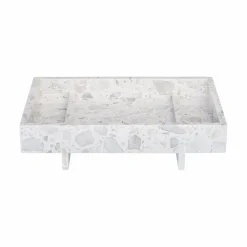 - Marble Tray - Nimbus Cloud - ABENTO - H18 x L7,5 x W30 cm*Blomus