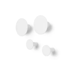 - PONTO vægknager - Hvid - Sæt af 4 styk*Blomus New