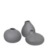 - Set 3 Vases - 3 x Pewter - NONA*Blomus New