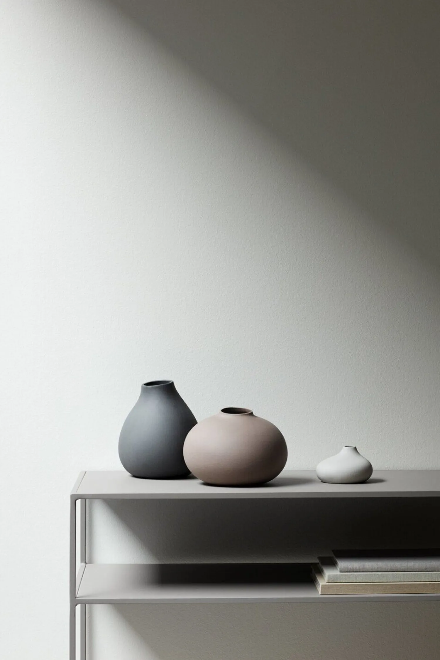 - Set 3 Vases - 3 x Pewter - NONA*Blomus New