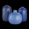 - Set 3 Vases - CEOLA-Parisian Blue, Mazarine Blue, Ocean Cavern^Blomus Outlet