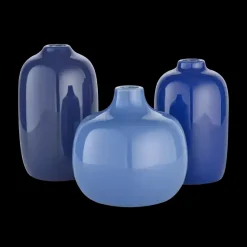 - Set 3 Vases - CEOLA-Parisian Blue, Mazarine Blue, Ocean Cavern^Blomus Outlet