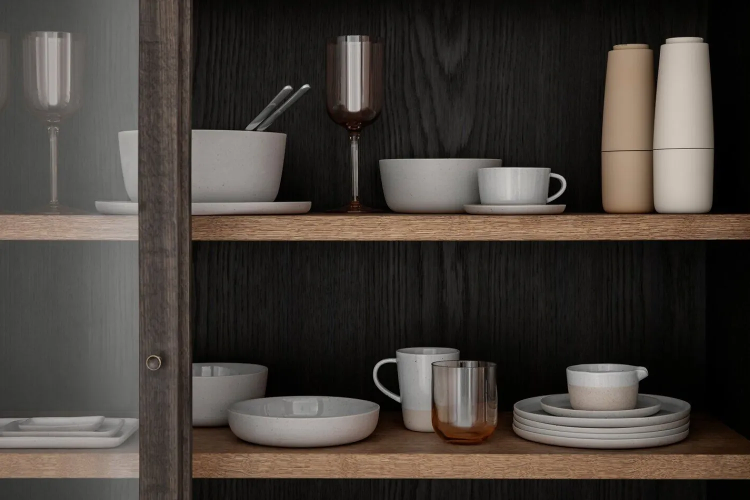 - Set of 2 Coffee Cups, 4 pcs. - Stone - SABLO^Blomus Online