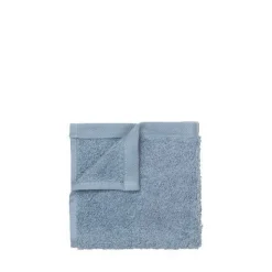 - Set of 4 Guest Hand Towels - Ashley Blue - RIVA -^Blomus Outlet